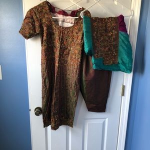 Indian Pakistani Bangali 3 pieces party wear